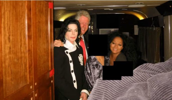 كلينتون ومايكل جاكسون