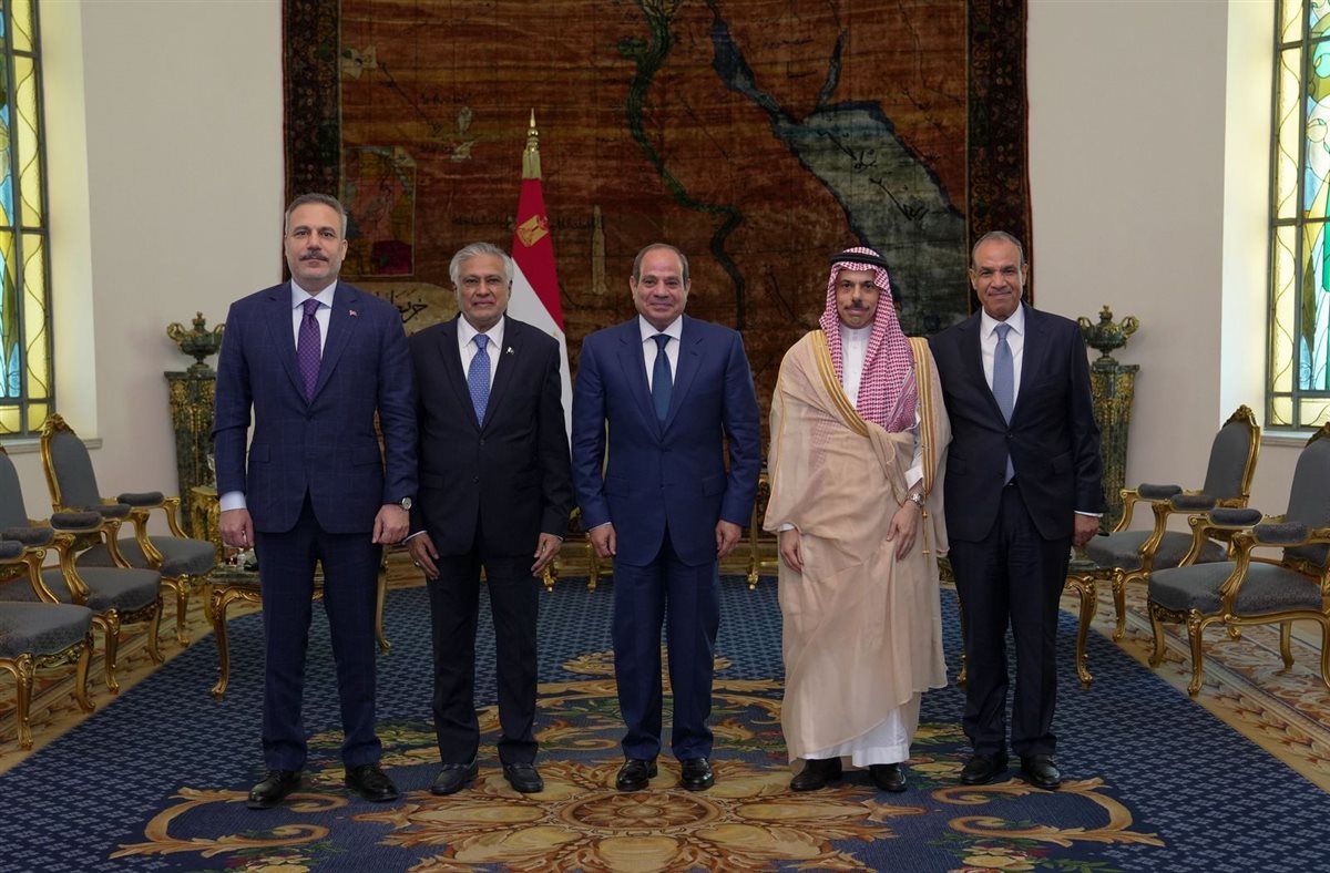  مباحثات السيسي مع وزراء خارجية باكستان وتركيا والسعودية 
