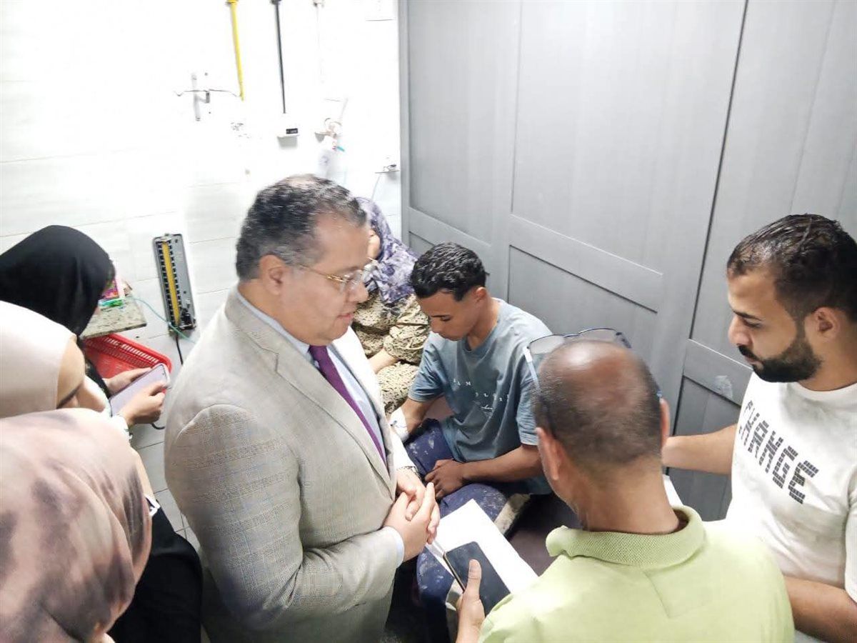 متابعة  مصابي الكلور بالقليوبية، فيتو