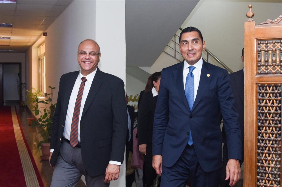 وزير الشباب ومحافظ الإسكندرية يشهدان الاحتفال باليوم الرياضي العربي