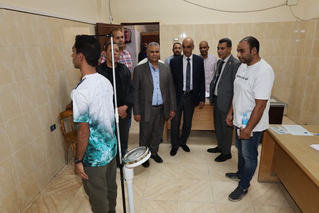 سير اختبارات القدرات في كلية علوم الرياضة بجامعة قنا