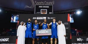 سكايلاينرز الألماني بطل الجولة العالمية للسلة الثلاثية في أبوظبي