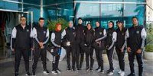 بعثة ألعاب القوى بالمشروع القومي تصل الإمارات للمشاركة بدورة الألعاب العربية