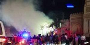 حريق يلتهم دار المناسبات في الغربية