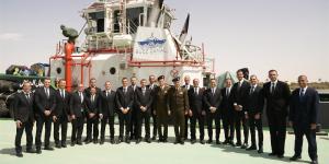 الفريق أسامة ربيع يستقبل وفد الملحقين الدبلوماسيين للتعريف بإنجازات قناة السويس