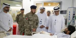 رئيس فريق «إدارة الطوارئ لأبوظبي» يتفقد المتأثرين من الاعتداءات الإيرانية الغاشمة
