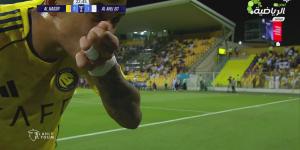 النصر ضد الأهلي.. أنجيلو بورجيس يسجل الهدف الثاني للنصر أمام الأهلي في دوري أبطال آسيا
