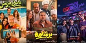 إيرادات أفلام السينما أمس.. فيلم برشامة يحافظ على الصدارة