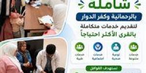 قوافل خدمية تجوب قرى البحيرة لدعم الأسر الأكثر احتياجًا
