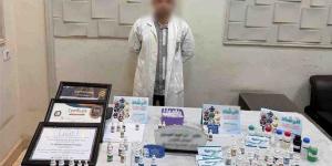 ضبط منتحل صفة طبيب وإغلاق عيادة غير مرخصة لإدارة نشاط طبي وهمي بالدقي