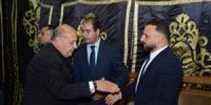 وكيل مجلس النواب النائب محمد الوحش يقدم واجب العزاء في وفاة الزميل مصطفى الشربيني