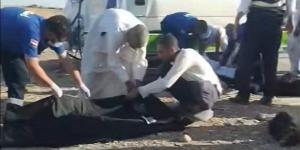 مصرع شخصين وإصابة 5 آخرين في حادث تصادم بالطريق الدولي بالمحلة