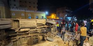 العناية الإلهية أنقذت الركاب من الموت، ضبط الطفل وسائق أتوبيس طنطا بعد حادث الانقلاب