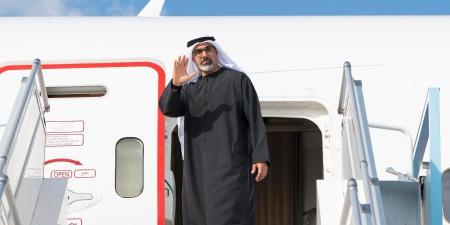 خالد بن محمد بن زايد يغادر كوريا بعد المشاركة في أعمال منتدى «APEC»