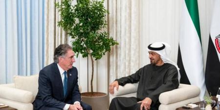 محمد بن زايد يبحث العلاقات مع رئيس المجلس الوطني الأمريكي للطاقة