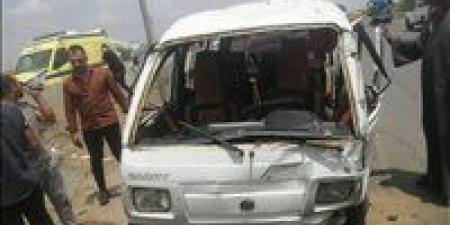 إصابة 7 أشخاص في حادث انقلاب سيارة سوزوكي بالمنوفية