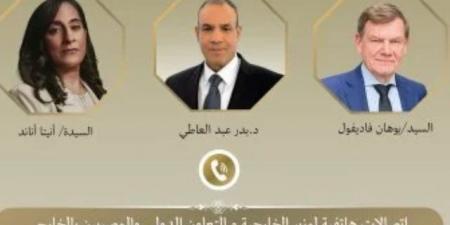 عبدالعاطي يبحث مع وزيري خارجية ألمانيا وكندا التطورات الإقليمية وجهود خفض التصعيد