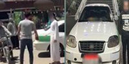 طلب أجرة زيادة.. القبض على سائق تاكسي تعدى على سيدة في الفيوم