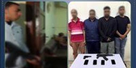 مشهد تمثيلي.. ضبط صناع محتوى جسدوا دور ضباط بسلاح ناري في الأقصر