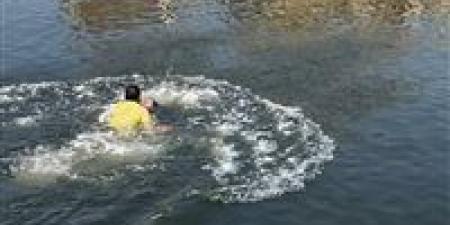 الأهالي ينقذون ربة منزل من الغرق ببحر تنهله بالفيوم