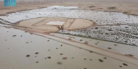 امتلاء «بركة الجميما» يحيي إرث درب زبيدة 
في مشهد مائي استثنائي