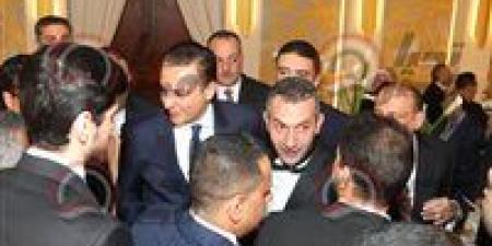 بحضور رئيس الشيوخ وعبد الجواد والغنام.. كبار رجال الدولة والسياسية يشاركون حفل زفاف «الشلة».. صور