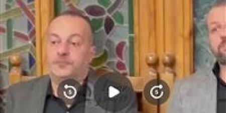 النائب خالد عبدالمولى يقدم واجب العزاء فى الصحفى مصطفى الشربينى