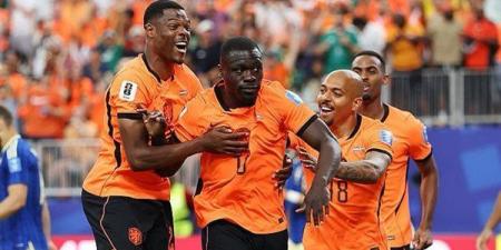 هولندا تتقدم مبكرا بهدف عكسي لإلياس السخيري في مرماه بكأس العالم 2026 (فيديو)