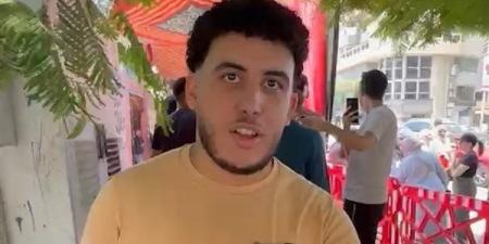 طالب ثانوية عامة عن امتحان الجغرافيا: "الحمد لله الذي عافانا مما ابتلى به غيرنا" (فيديو)