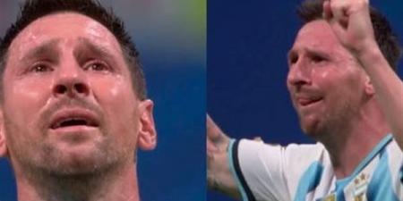 شاهد، بكاء ميسي بعد انتهاء مباراة مصر والأرجنتين في كأس العالم