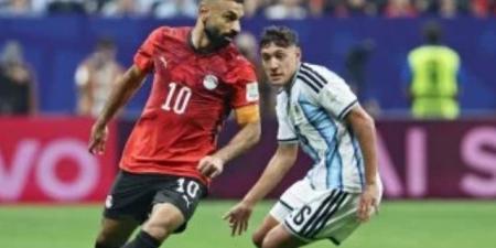 منتخب مصر يحافظ على تقدمه أمام الأرجنتين بعد 60 دقيقة