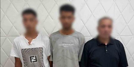 سقوط لصين سرقا هاتف مواطن باستخدام تروسيكل في مدينة نصر