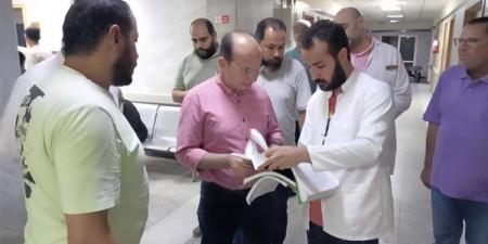 وكيل "الصحة" بالدقهلية يمهل مستشفى تمي الأمديد 72 ساعة لتصحيح المخالفات وتحسين النظام والنظافة