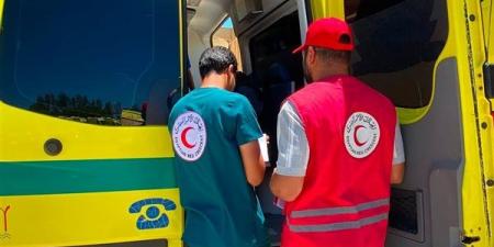 الهلال الأحمر المصري يواصل استقبال مصابي فلسطين وتقديم الرعاية الشاملة