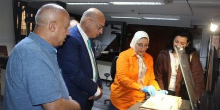 رئيس دار الكتب والوثائق يستقبل مساعد وزير الثقافة للتحول الرقمي