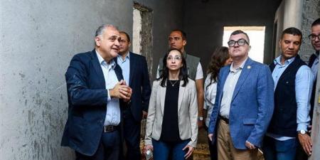 وزير التخطيط يتفقد مشروع تطوير ديوان عام محافظة البحيرة
