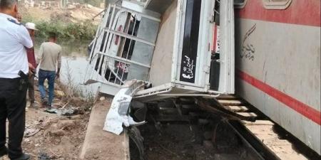 نهاية مؤلمة على رصيف المحطة.. مصرع أمين شرطة صدمه قطار شبرا الخيمة