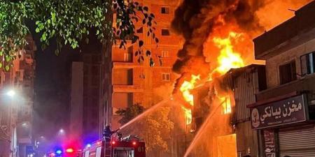 السيطرة على حريق بمخزن أخشاب بمنطقة العجمي غرب الإسكندرية