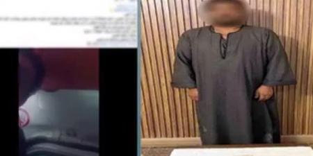 فيديو صادم، ضبط عامل بتهمة ارتكاب أفعال خادشة داخل ميكروباص في الفيوم - النيل نيوز