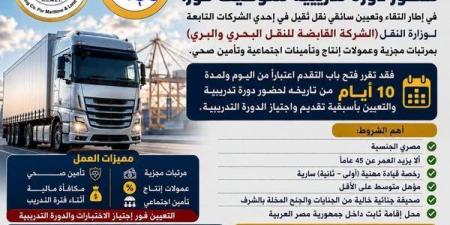 وظائف جديدة بوزارة النقل، تعرف على التفاصيل وطرق التقديم - النيل نيوز