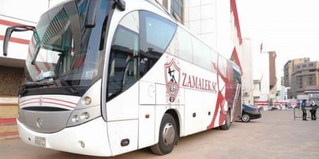 حافلة فريق الزمالك تصل استاد القاهرة استعدادًا لمواجهة البنك الأهلي بالدوري - النيل نيوز