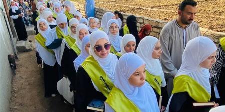 مسيرة بالمصاحف لحفظة القرآن في قرية أبو بشت بالمنيا (فيديو وصور) - النيل نيوز