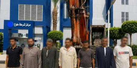 حفار وسط المشاجرة، خلافات الجيرة تنتهي بضبط 7 أشخاص في القليوبية - النيل نيوز