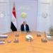 الرئيس السيسي يجتمع مع رئيس الوزراء ووزير الصحة