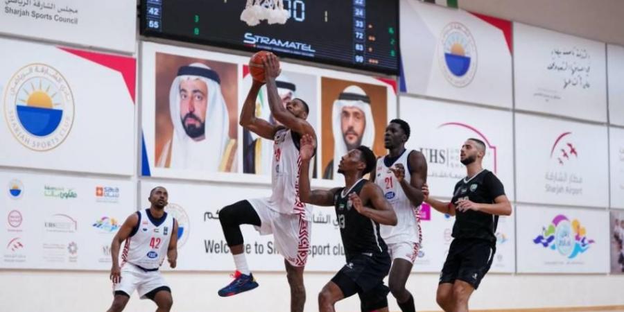 الشارقة والبطائح يواصلان صدارتهما لدوري السلة