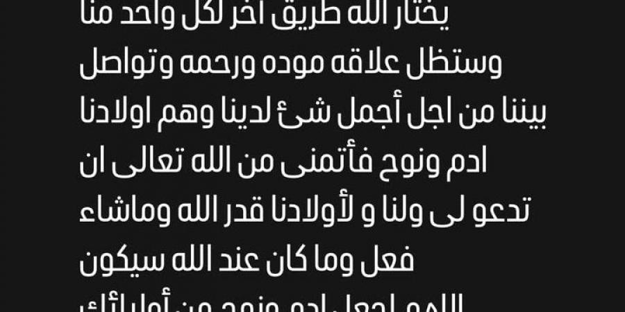 خلافات زوجية؟ .. سبب طلاق مصطفى أبو سريع وزوجته