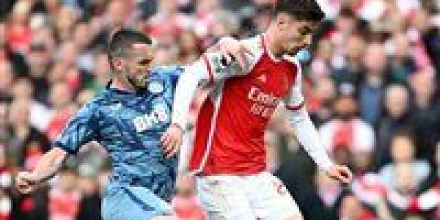 التشكيل الرسمي لمباراة أرسنال وأستون فيلا في الدوري الإنجليزي الممتاز