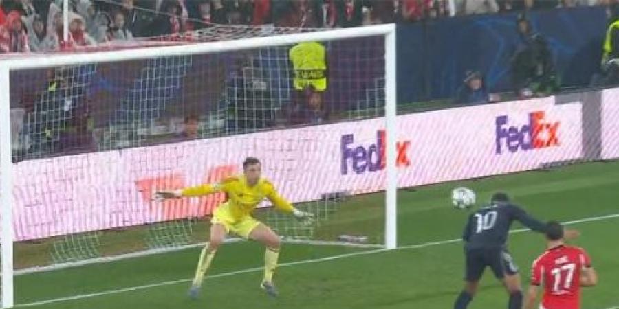 بنفيكا ضد الريال.. كيليان مبابي يسجل الهدف الأول لـ ريال مدريد في مرمى بنفيكا بدوري أبطال أوروبا