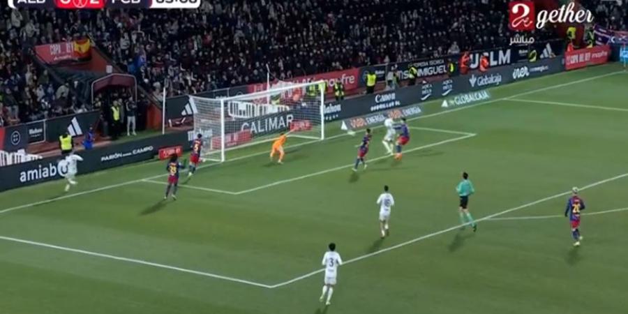 ألباسيتي ضد برشلونة.. ألباسيتي يسجل الهدف الأول في مرمى برشلونة بربع نهائي كأس ملك إسبانيا وإلغائه