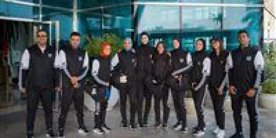 بعثة ألعاب القوى بالمشروع القومي تصل الإمارات للمشاركة بدورة الألعاب العربية